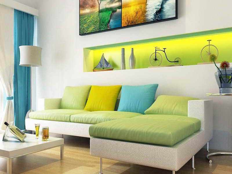 triadic color scheme interior design